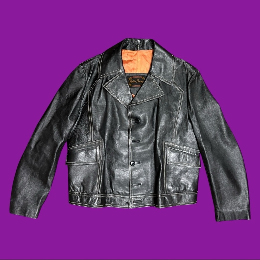 90s Martin Bernard Leather Jacket